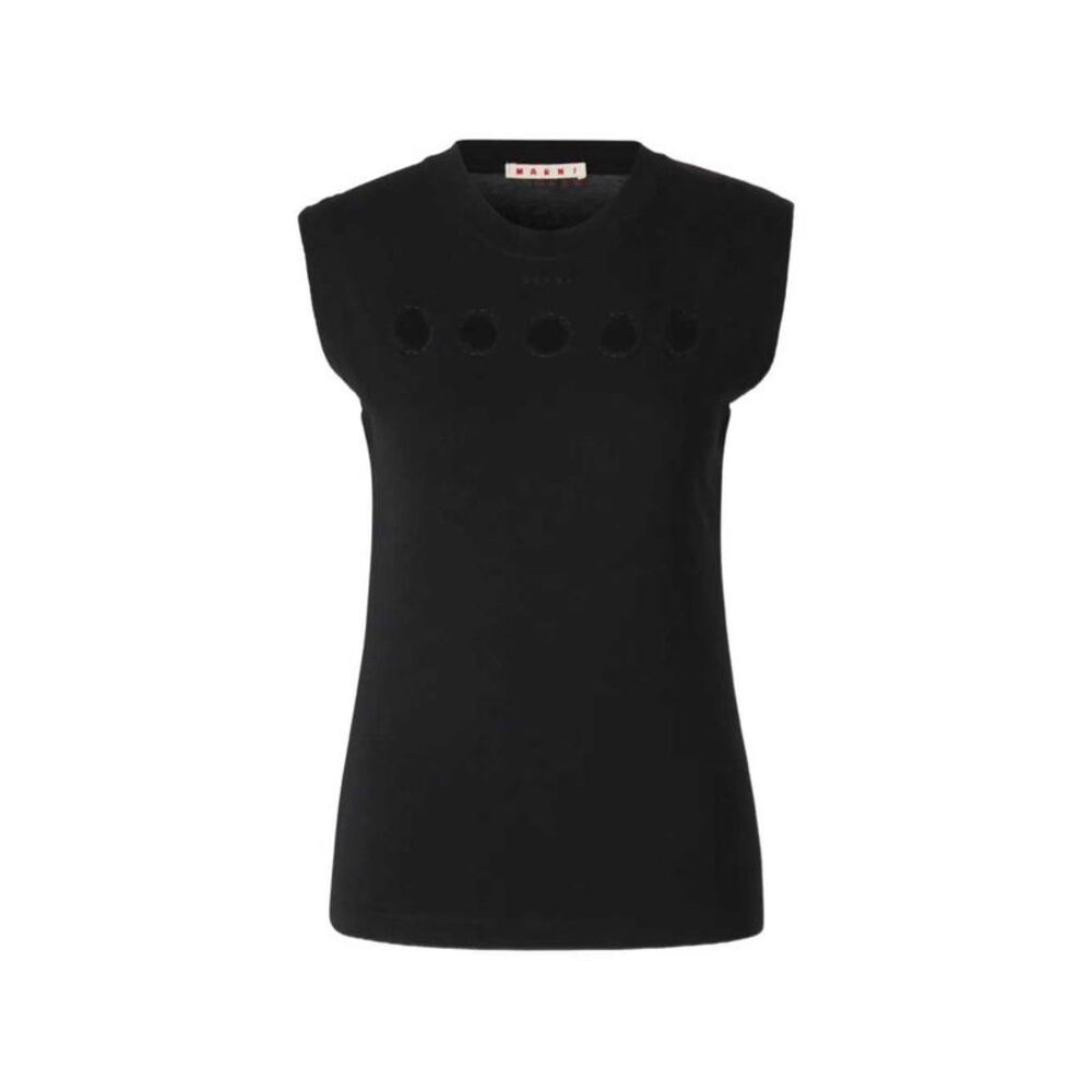 Marni Women Sleeveless Tank Top With Cut-Outs